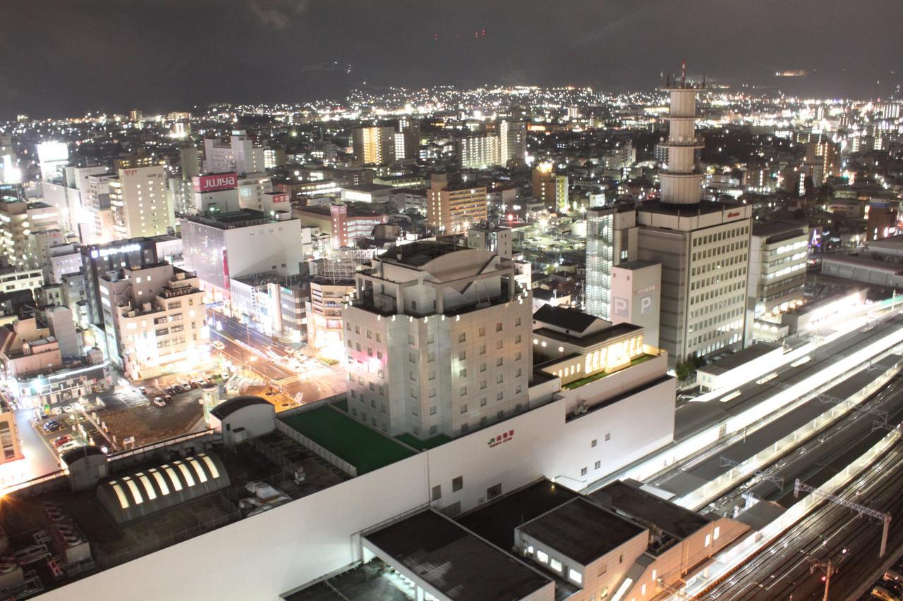 Yamagata Eki Nishiguchi Washington Hotel Exterior foto