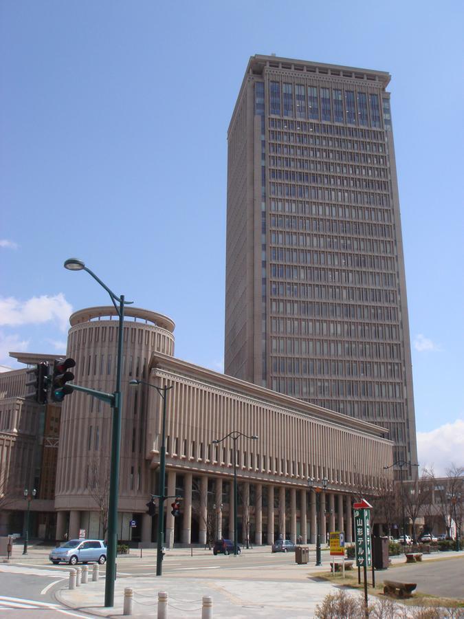 Yamagata Eki Nishiguchi Washington Hotel Exterior foto