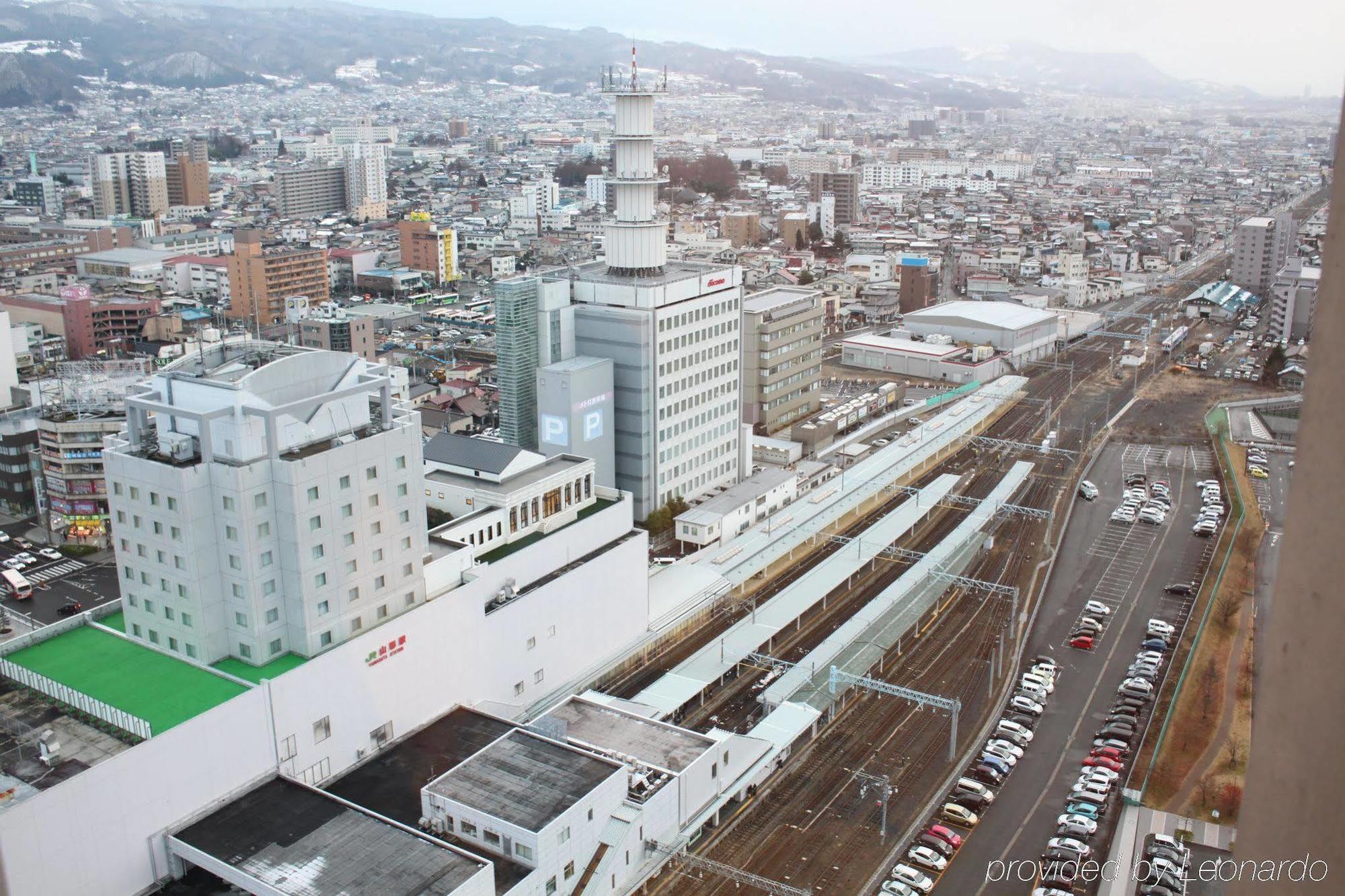 Yamagata Eki Nishiguchi Washington Hotel Exterior foto